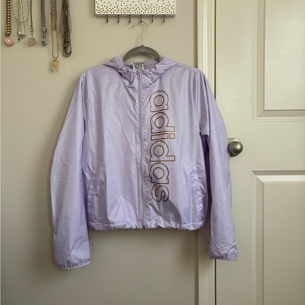 Adidas Lavender Windbreaker
